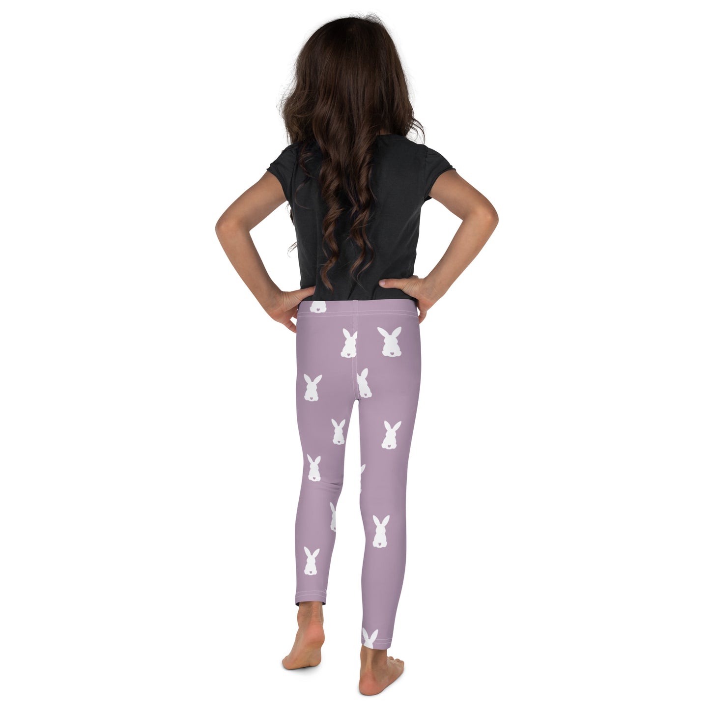 White Bunny Kid's Leggings