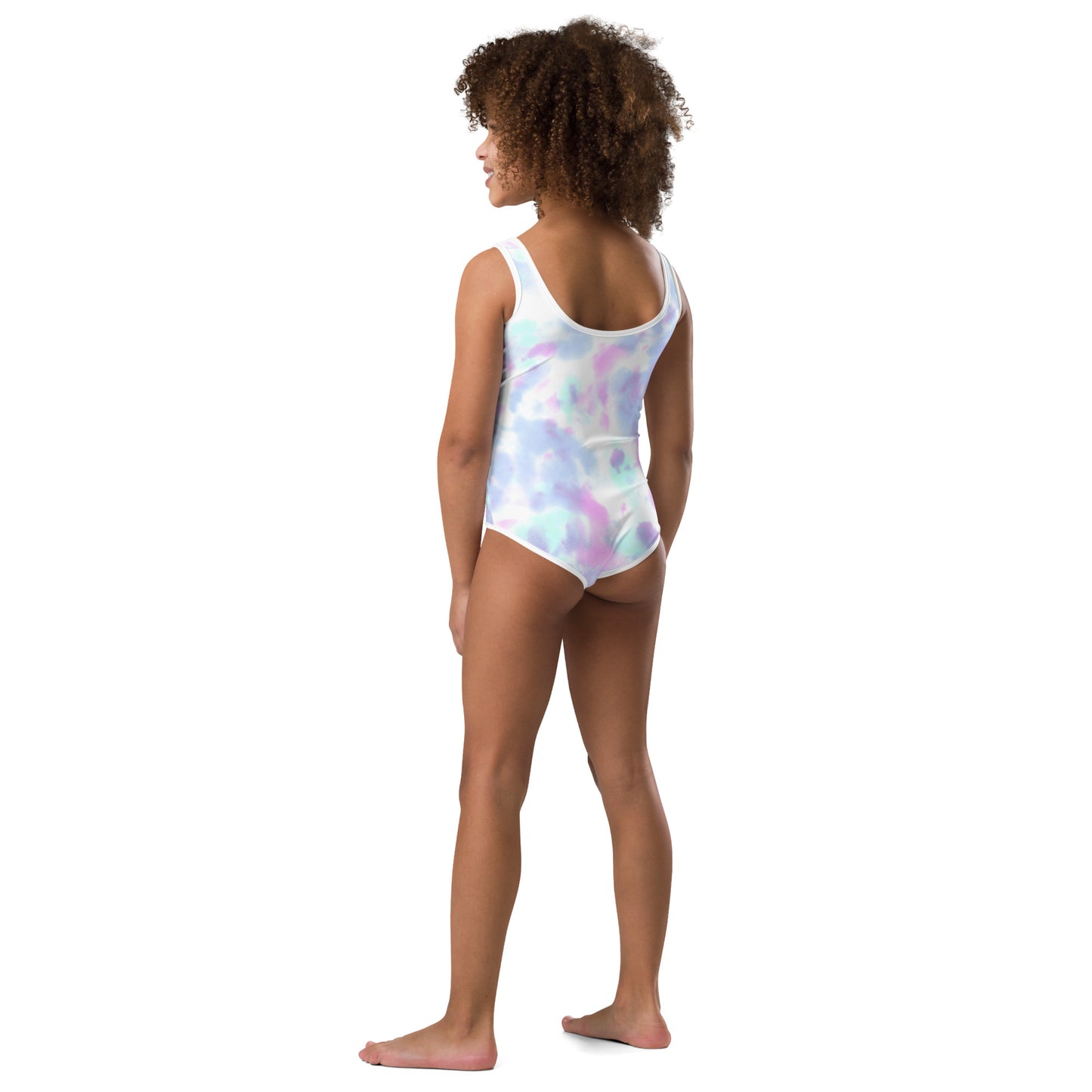 Tie Dye Bunny Kids Swimsuit