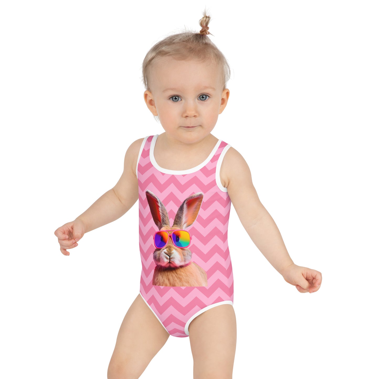 Pink Sunnies Bunny Kids Swimsuit