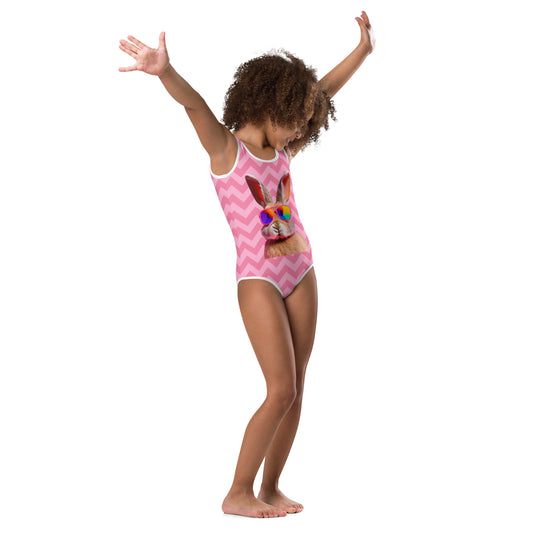 Pink Sunnies Bunny Kids Swimsuit