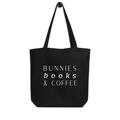 Bunnies, Books & Coffee Eco Tote Bag