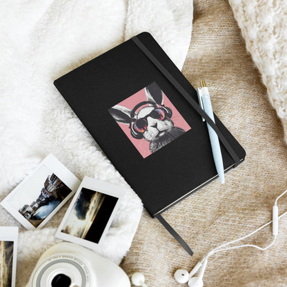 Cool Bunny Hardcover Bound Notebook