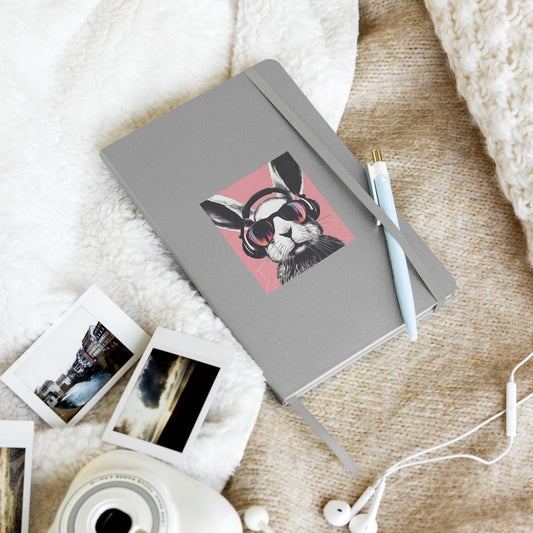 Cool Bunny Hardcover Bound Notebook