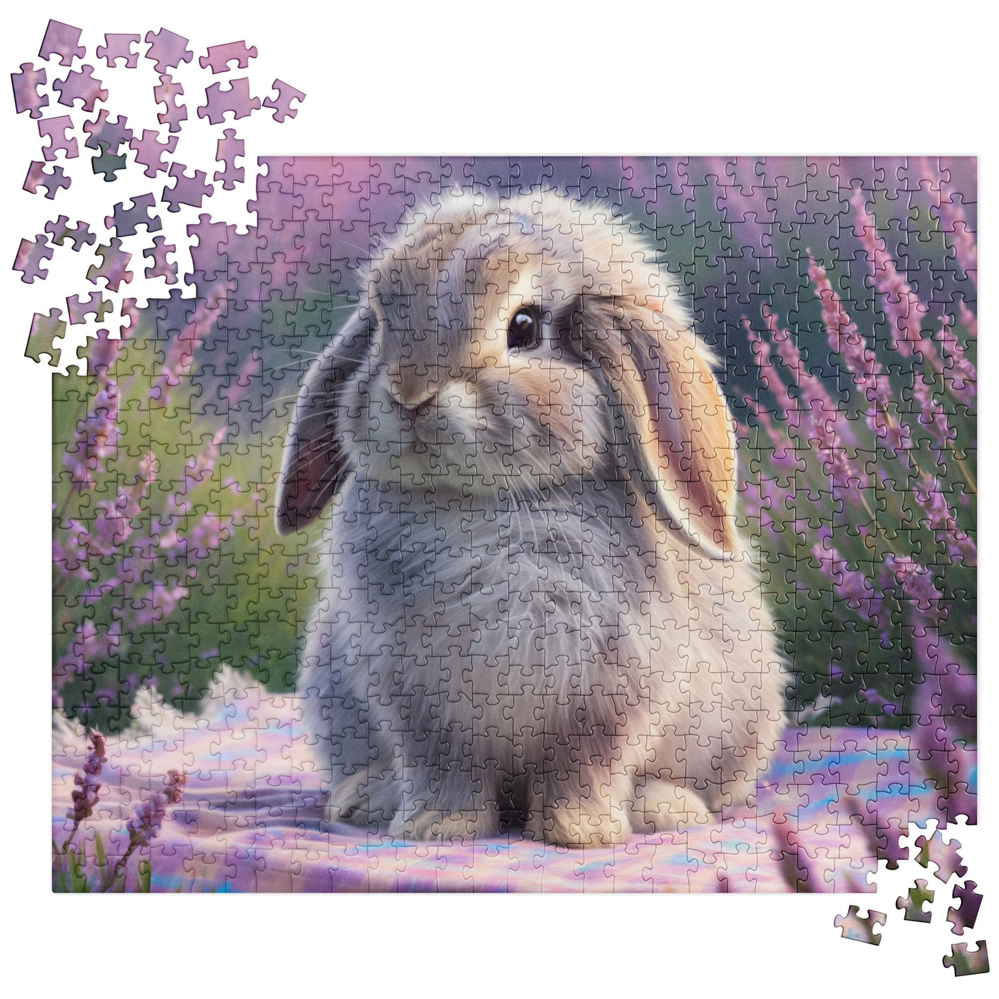 Lavender Blossoms Jigsaw Puzzle