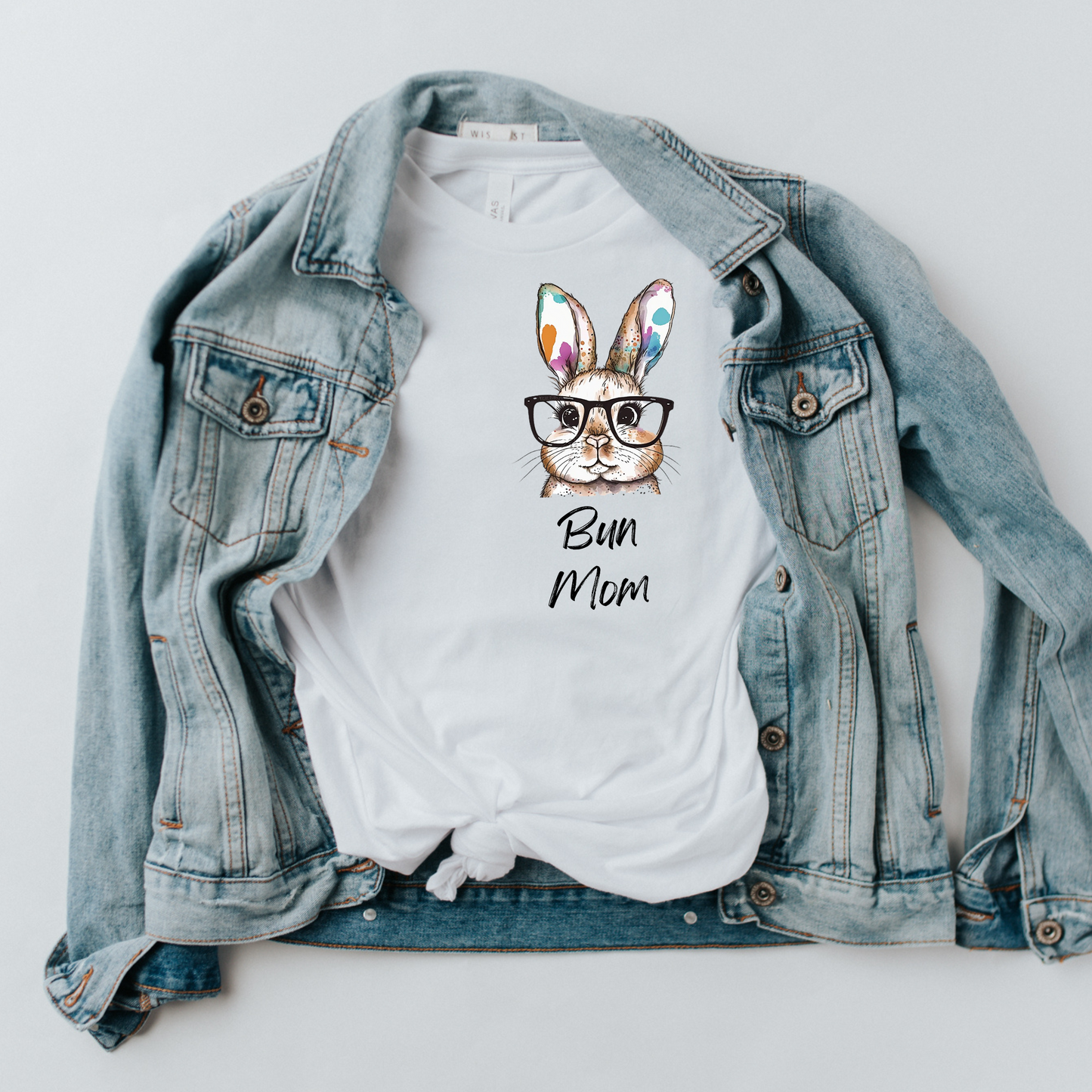 Bun Mom Watercolor Unisex T-Shirt