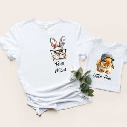 Mommy and Me: T Shirt and Toddler T with Hat Design