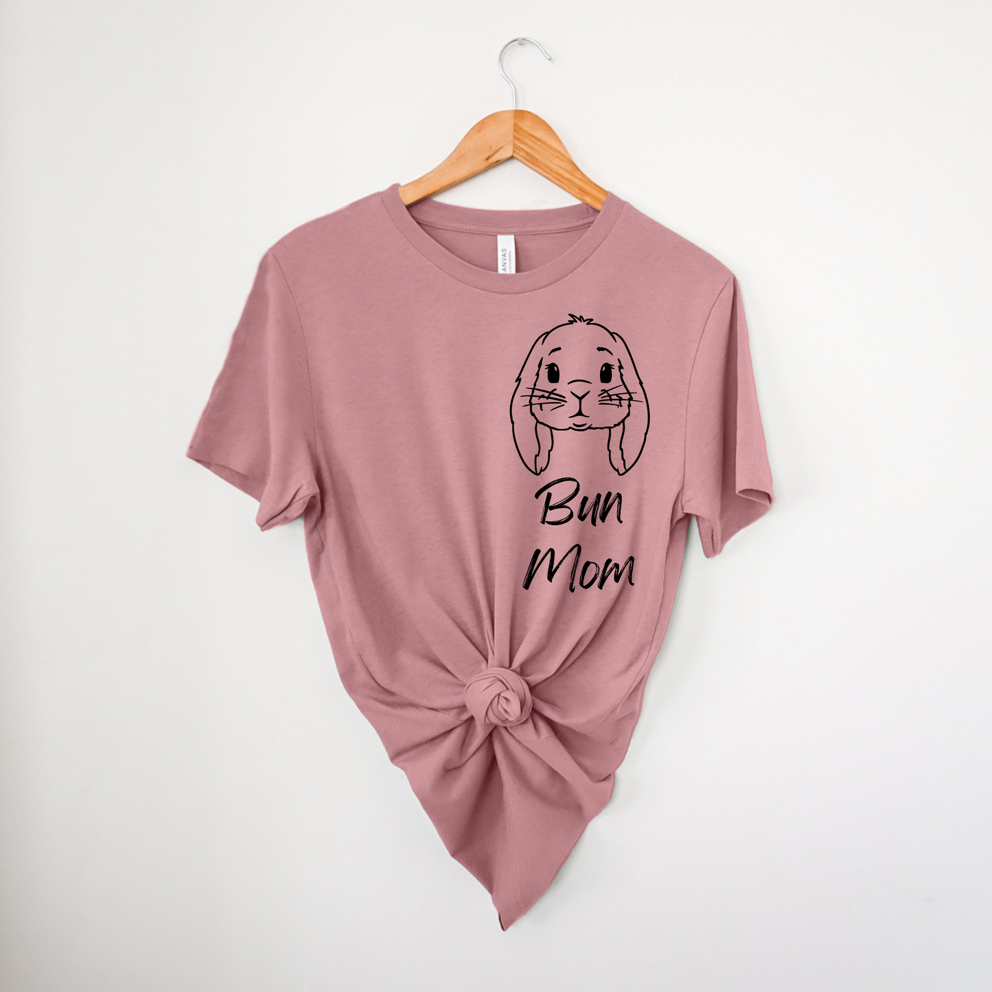 Bun Mom Unisex T-shirt- Lop Design