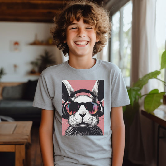 Cool Bunny Youth Short Sleeve T-Shirt