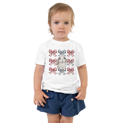 Coquette Bows Toddler Short Sleeve Tee